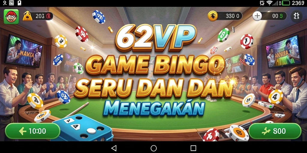 Tampilan gameplay Bingo yang menegangkan dan menarik.