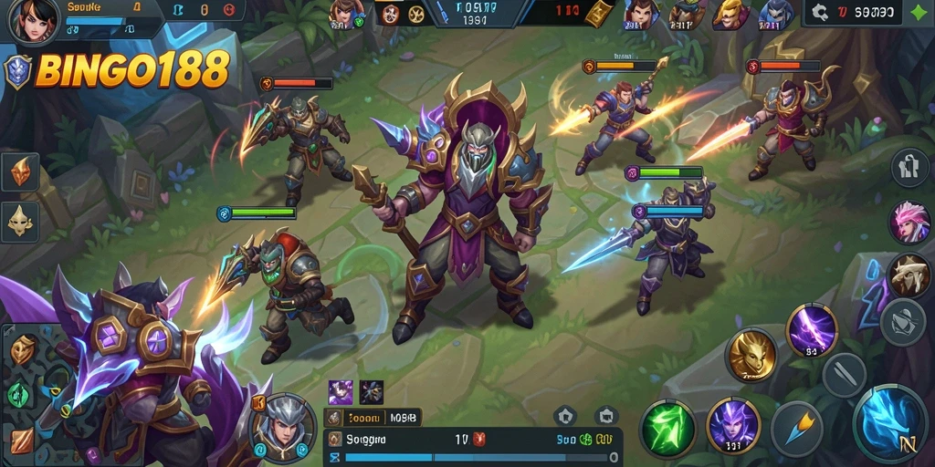 Gameplay seru BINGO188 dengan pertarungan tim yang mendebarkan.