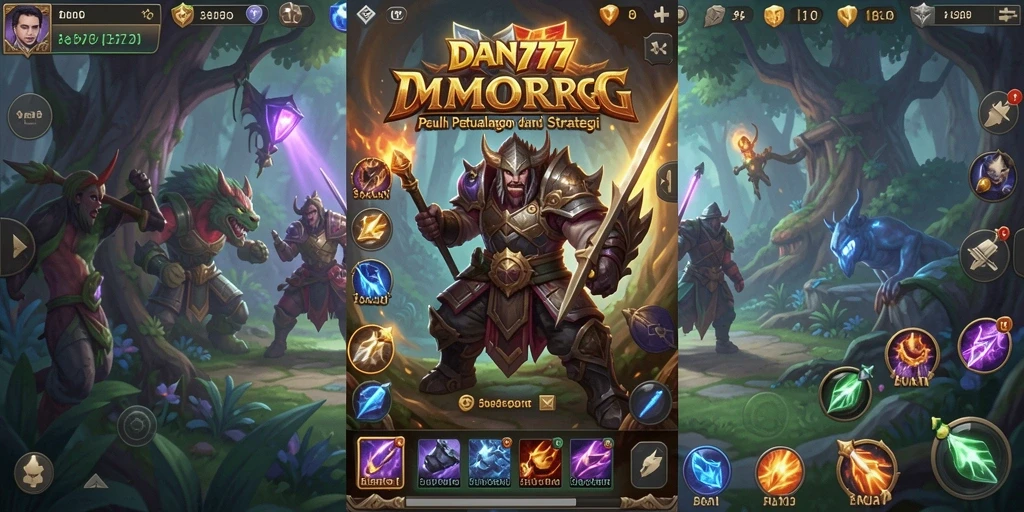 Tampilan gameplay yang mengasyikkan dan mendebarkan di dunia fantasi.