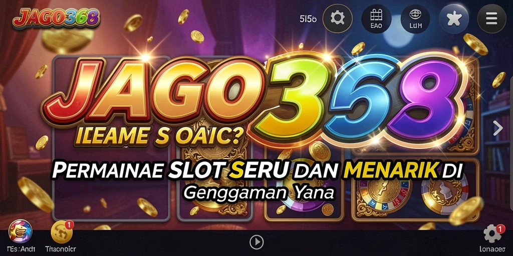 Tampilan gameplay Slot JAGO368 yang penuh warna dan menarik.