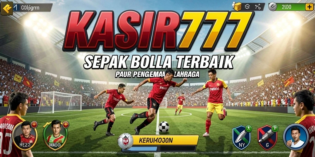Tangkapan layar KASIR777 menunjukkan aksi seru permainan sepak bola.