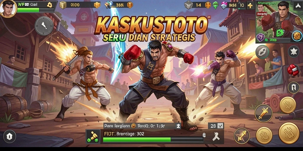 Tangkapan layar aksi pertarungan dari KASKUSTOTO yang menegangkan.