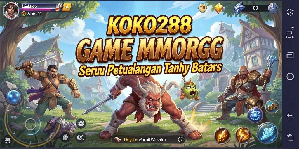 Gameplay seru KOKO288 dalam dunia MMORPG yang luas.